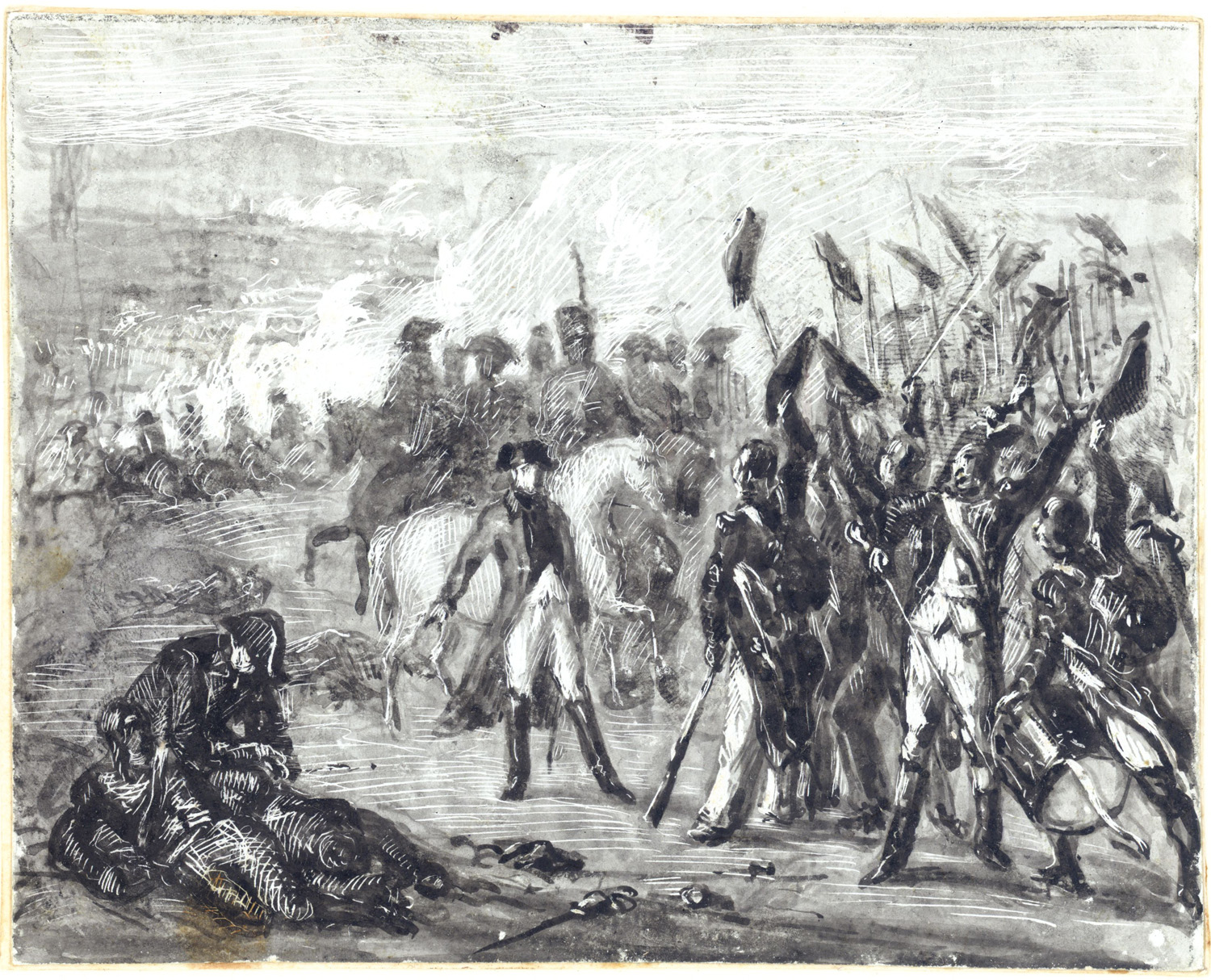 Triomphe après la bataille (titre factice)